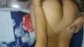 Fucking my influencer stepsister doggy-style (amateur sex)