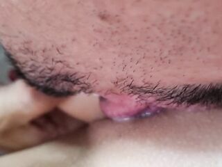 Spouse playing with the sex-toy in my snatch and sucking me nicely made me cum ????????????????