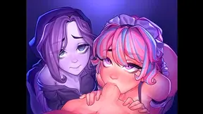 Anime Lovers Delight As Carlotta Wankers Her Wet Pussy With Passionate Moans