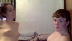 Couple Stripping and Getting Horny
