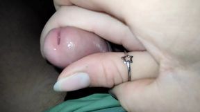 Stepsister's Hand Guided Orgasm&#x1F4A6;: Red Panties &mdash;  Bald Pussy&#x270C; &mdash;  Cumming
