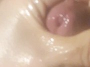 oil massage torture of my dick and balls after hours of play #1