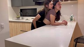 My husband's lesbian stepsister sucks me off better!!