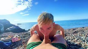 Young Guys Fucking On A Public Beach