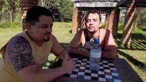 dois malandrao na trilhas do engenheiro goulart e o policia mamando os caras gostoso