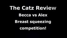 Alex vs BeccaJay - the breasts fight!