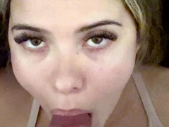 Amateur Blond Give Nice POV Blowjob