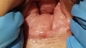 U LIKE MY BIG PINK PUSSY BIG HOLE?????♥️close up view