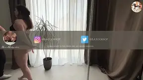 Amateur milf handcuffs her husband to dancing pole and drains his balls giving blowjob