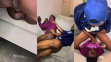 Ebony bubblebutt game night facials