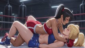 Female Boxing Fantasies #5B: Sweat and Desire in the Ring (Animated)