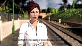 Lust Academy 3 &ndash_ James Having Fun with Haley in the Train (Full Gameplay)