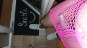 Sissy Slut Littledragon Dildo in Pussy Ass