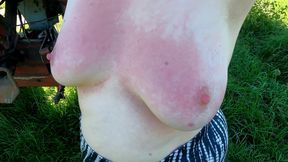 Naked Tits Banging Between the