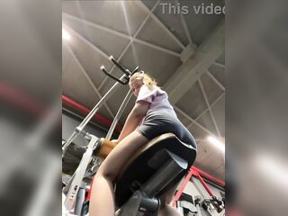 Masturbating in the changing room