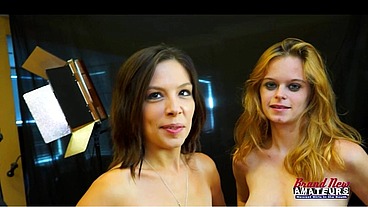 Blonde Piper And Brunette Jamie Litton Tiny Coeds Lesbian Licking Fun!