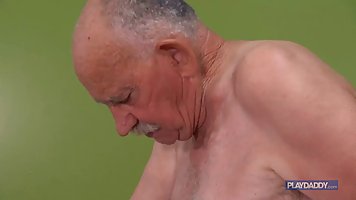 Young brunette girl Kittie gets fucked by old fart