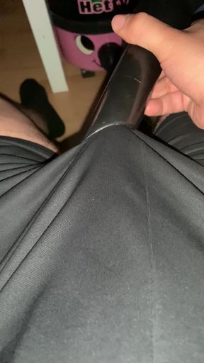Vacuum Cleaner Sucks My Dick With Loe Suction