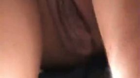 Super hot closeup view of tight pink pussy upskirt