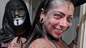 Fantasies with the hot trans devil, she fucked me and still had her ass fucked by the naughty eater