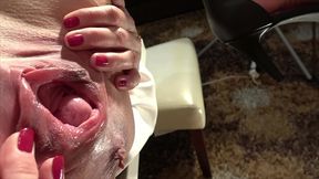 huge pumped lips, big tits, gaping pussy, prolapse & raw fucking – alice takes it all!