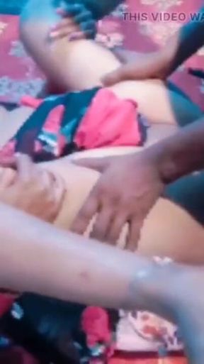 Jaw-dropping moment from &quot;Desi Delhi&#039;s whore Bhabhi in red saree gave a chance to get fucked in one place Hindi audio player&quot;