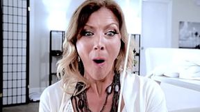 Stepson's cock takes used by stepmom's lustful masturbation