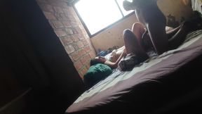His cock is bigger than my foot, he sucks my vagina before he puts his cock in