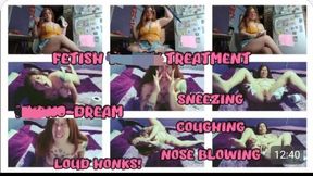 SNEEZING, COUGHING, NOSE BLOWING AND HONKS... YOU TRY A PROFESSIONAL FOR YOUR KINKY FANTASY.