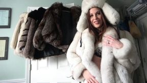 Furs furs and more fox fur coats - 4k