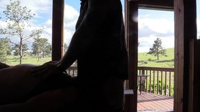 two bikers in the mountains with jim love and jason collins