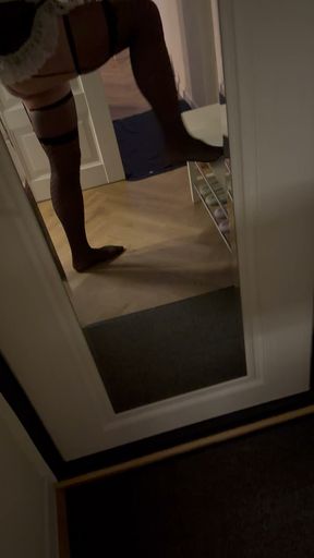 Jay at the mirror