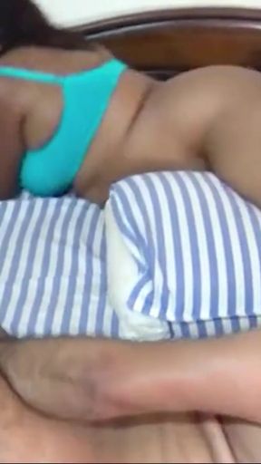 Hot best friend BIg ass fucked on bed THREESOME   Clip 3