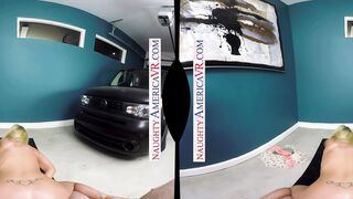 Hitchhiking hot, Kayla Kayden, reciprocates your beautiful deed with some cock sucking off and soak cunt