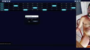 on computer playing