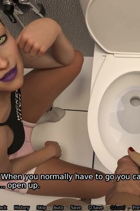 Fantasy Dating: Futa Girl With A Cock Between Her Legs Learning How To Take A Piss Part 2