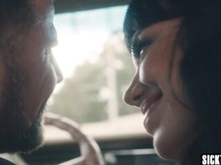 Hot large booty mother I'd like to fuck Little Puck drank giant dong and enjoyed hardcore 3some sex with stranger and her boyfriend