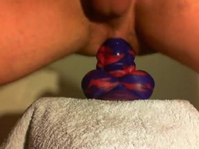 Anal Fun with Flint the Bad Dragon: Amateur Gay Fisting Video