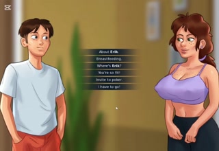 Summertime saga morning walk