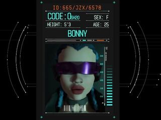 Breasty t-girl Bonny bangs hawt angel raw in darksome cyberpunk corner - hardcore anal & unfathomable mouth