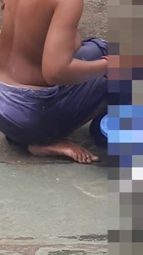 Memorable moment from &quot;Desi stepsister bathing in desi bathroom&quot;