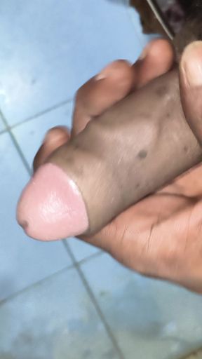 First Time Solo masturbating Indian hot desi penis