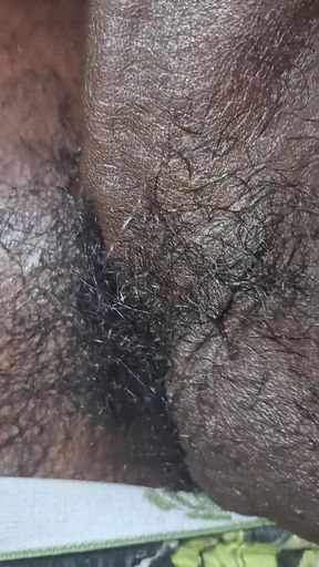 Up Close &amp; Personal Huge Balls Massive Black Uncut Dick
