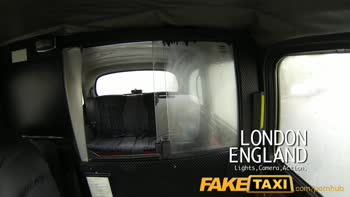 Ride with the Driver: Seductive Blonde Milf in Faketaxi Cab