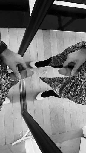 Quickie in dress