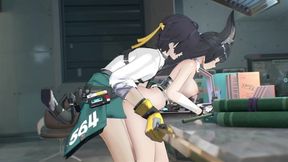 Miyabi - Harumasa Takes Her on the Table