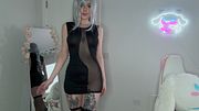 Sexy Shenhe Wearing Slutty Cocktail Dress