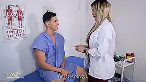 Doctor's office stuff session with lustful milf Monique Fuentes and blonde