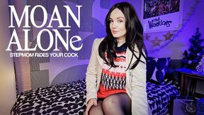 MOAN ALONE part 4 Stepmom rides your cock VIRTUAL SEX