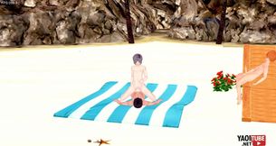 Gay Haikyuu Yaoi anime Sugawara wrecked by Kageyama while Hinata jerks off watching